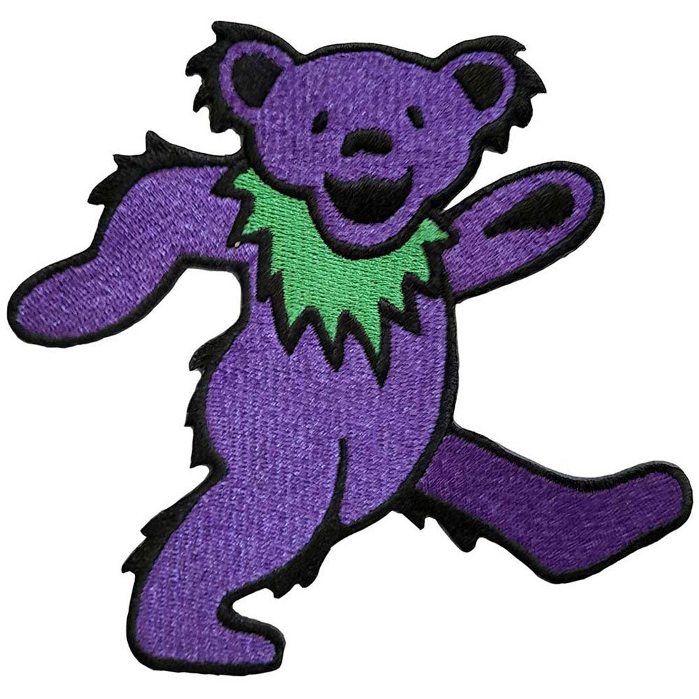 GRATEFUL DEAD グレイトフルデッド (結成 60周年 ) - Purple Dancing Bear / ワッペン - PGS